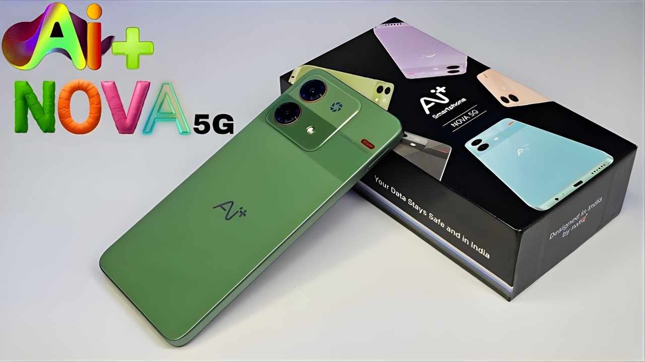 Ai+ Nova 5G Launched in India Affordable 5G Phone with 6600mAh Battery Under ₹10,000