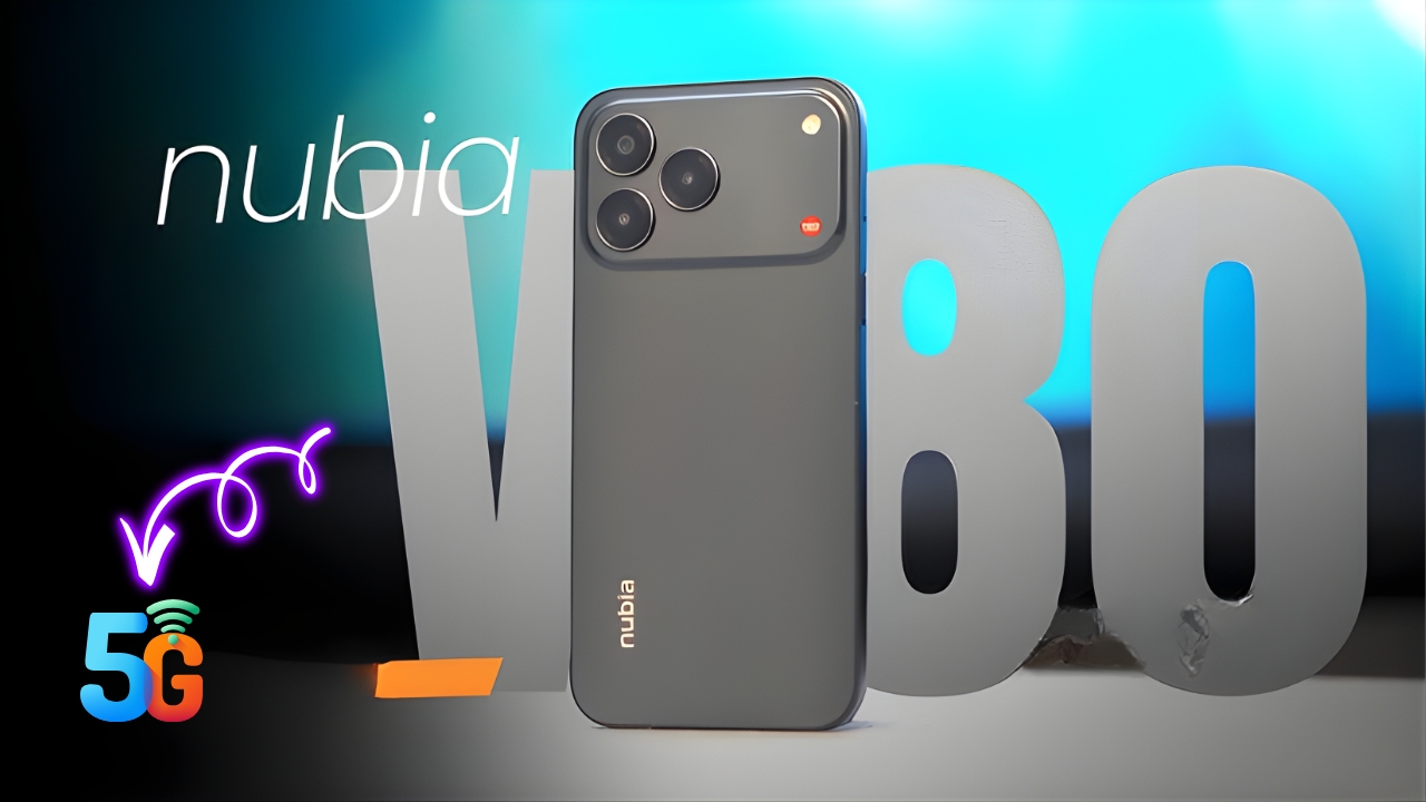 Nubia V80 Max Launched: 120Hz Display, 6000mAh Battery and IP64 Toughness